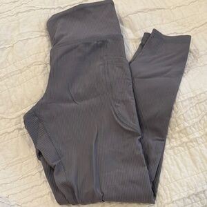 Old Navy grey ribbed legging XS